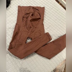 Women brown blanqi maternity leggings